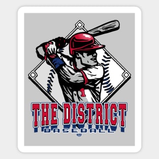 The District Baseball Forever Diamond Magnet